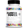Flower Power Boric Acid Suppositories for Women - 30 Capsules
