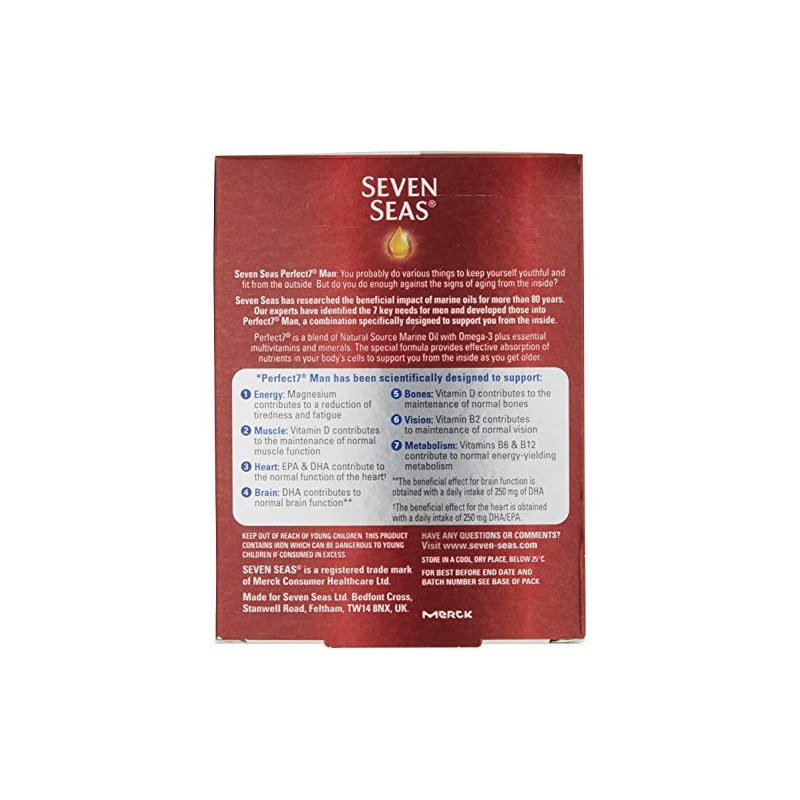 Seven Seas Perfect7 Man Multivitamin Tablet 60 (3 Packs)