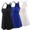 KUCI - Camiseta de maternidad para lactancia, Black+blue+white/3pack, L