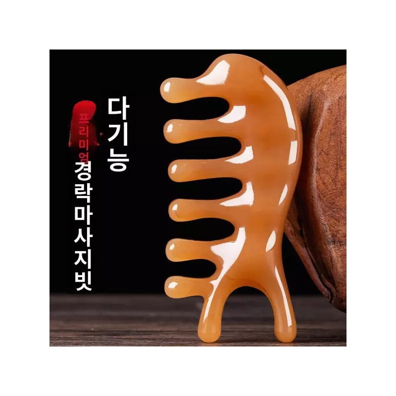 두피 괄사 마사지 미용실용 빗 홈케어 경락 남녀 Scalp Scratching