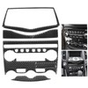Console AC CD Panel Cover Carbon Fiber Conditioner Switch Decorative