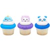 DecoPac Kawaii Characters Cupcake Rings - 24 pc Assorted