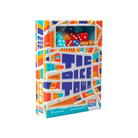 Falomir Tic Dice Town | Competition Math Game | For 2 to 4 Players (Ages 8+)