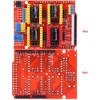 Akozon CNC Shield Expansion Board +4Pcs A4988 Stepper Motor Driver