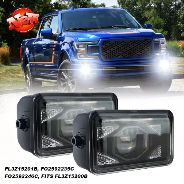 CHUSYYRAY For 2015-2020 Ford F150 2017-2018 Ford F250 Pair Bumper