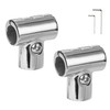 ODYSUNRAL Marine Boat Hand Rail Detachable Tee for 7/8 inch