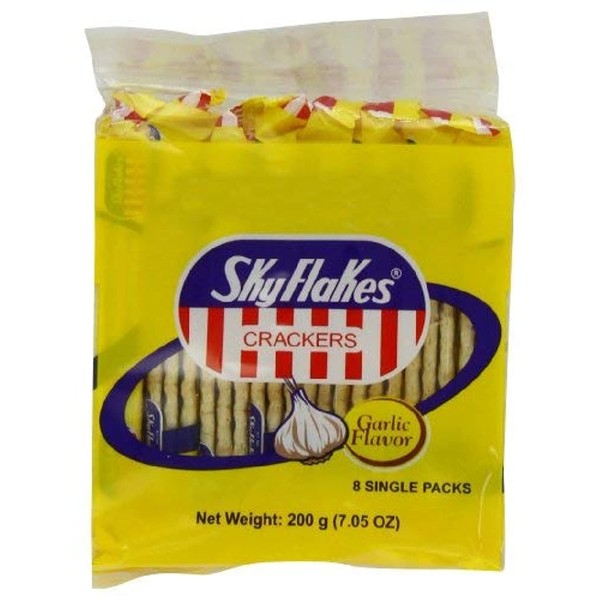M.Y. San Sky Flakes Crackers, Garlic Flavor, 10 pack, 8.8oz.