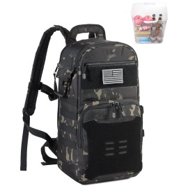 Tactical Cooler Backpack Insulated Waterproof Leak Proof Multi-Purpose Lunch Bag with Handle for Men Adults Work Outdoor Campingcolor: Black CAMO