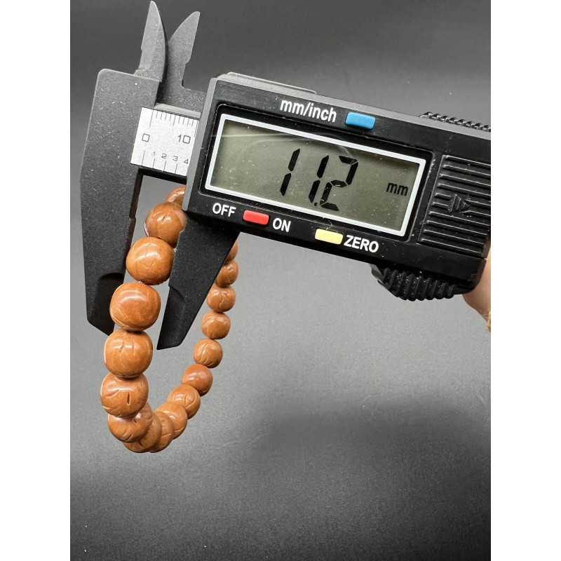 11×10.5mm dragon patterned peach pit bracelet 10mm