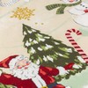 furn. Jolly Santa Printed Velvet Xmas Sack, Multicolour, 74 x