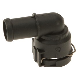 Cooling Hose Connector - Auxiliary Radiator, Upper Radiator Coolant Hose - Compatible with 2012-2014 Volkswagen Passat 2.0L 4-Cylinder