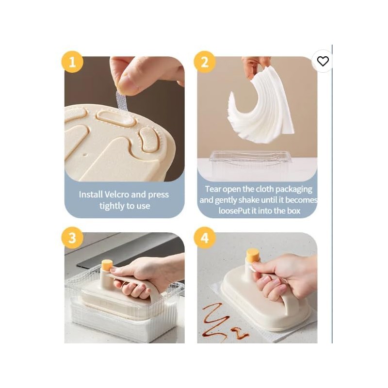 Magic Brush Clean DirtMaster Deluxe: Revolutionary Kitchen Dirt Removal Kit