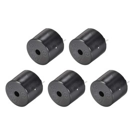 sourcing map Passive Buzzer Electromagnetic Beep Alarm Sound Alarm Sound 80 dB 1.5 V Pack of 5