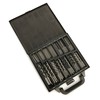 WOODRIVER 100-Piece Combo Brad Point and Twist Drill Bit Box