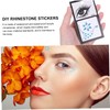 FOMIYES 8sheets Face Gems Stickers for Festival Makeup Rhinestone Jewels