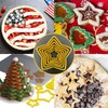 WYRGQIQN All-Inclusive Cookie Cutters Set 6Pcs Versatile The Cookie Cutter,