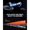 toolant Four Spiral Flute Cobalt Step Drill Bit(Pro), 1/8"-1/2" Impact