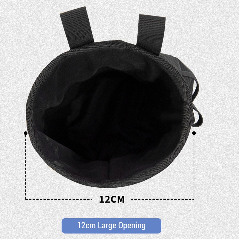 Magnesium Powder Storage Bag Climbing Chalk Bag with Brush for