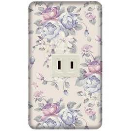Panasonic [Full Color (Modern) Plate] [WN6001W] Outlet Switch Cover Plate Floral Flower (Elegant Pattern) No. 11