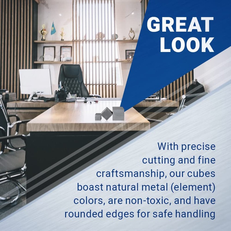 Aluminum Element Cube- Engraved - 1"