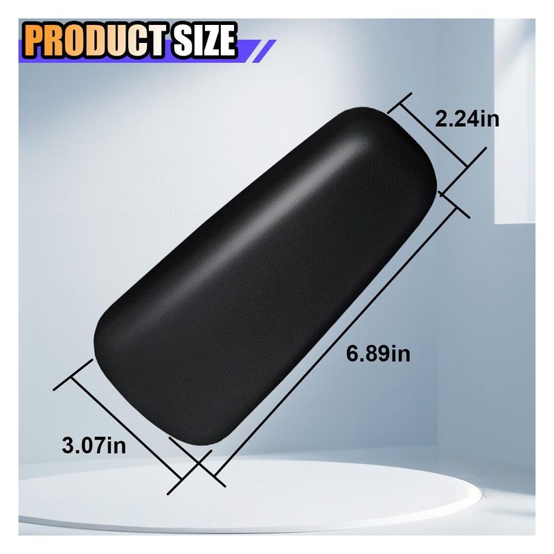 2PCS Car Door Armrest Pads, Soft Memory Foam Car Knee