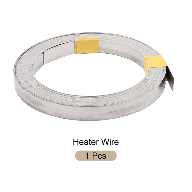 Rebower Flat Heater Wire Nichrome High Resistance Stability,[for Heating Elements