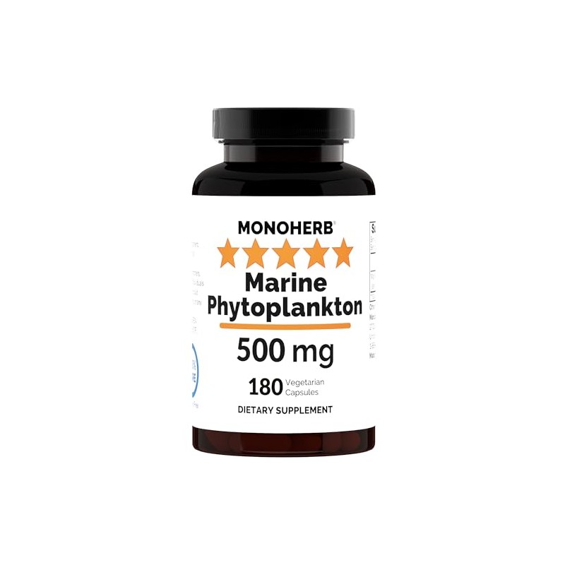 MONOHERB Marine Phytoplankton 500 mg - 180 Capsules