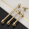 Asidrama 10 Pack 5 Inch(128mm) Champagne Bronze Cabinet pulls Kitchen