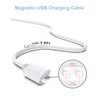 Bicmice 2.6Ft Magnetic USB DC Charger Cable Replacement Charging Cord