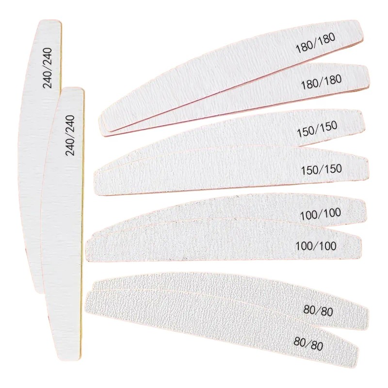 25 Limas Profesional Para Uñas Manicure Grano A Elegir, Lima