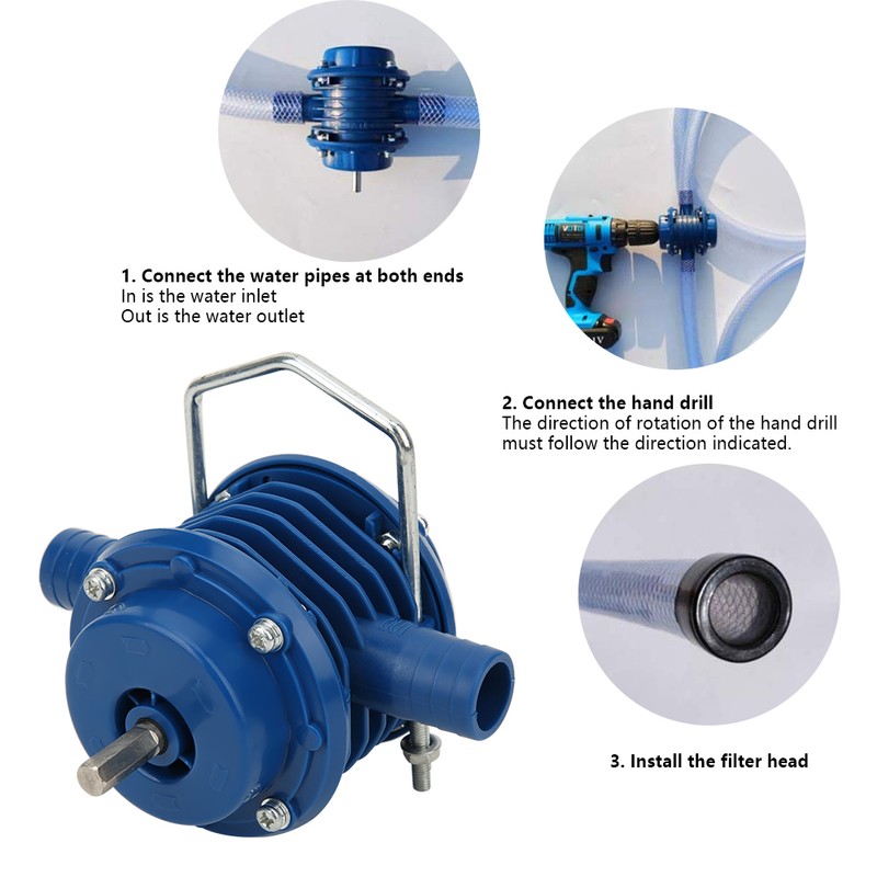 Mini Portable Self Priming Centrifugal Water Pump Household Garden Electric