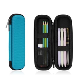 FINPAC Eva Pencil Case, Hard EVA Pen Case, Shockproof Pencil Case, Pencil Case, Pencil Bag for Executive Fountain Pen for Office, School, turquoise, pencil case