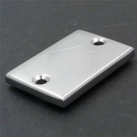SMT-Chrome Billet Aluminum Rear Brake Fluid Reservoir Cap Cover S Engraved Compatible With Suzuki GSXR 600 GSXR 750 GSXR 1000 GSXR 1100 Boulevard Hayabusa Katana [B00RNIX4RS]