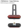 evermotor Universal Mini Motorcycle E4 Reflector Rear Narrow Red with