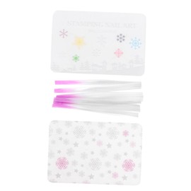 Mikinona 200pcs Non-woven Glass Fiber Nail Extension Material Scraper Shape for Manicure Nail Art for Easy Application and Lasting Durability