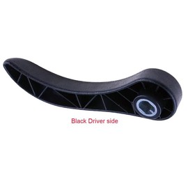 Larlansz - Manija reclinable para asiento del conductor y lado del pasajero compatible con Chevy Colorado GMC Canyon 2004-2012 SSR H3 Hummer Black 12473018 89039102