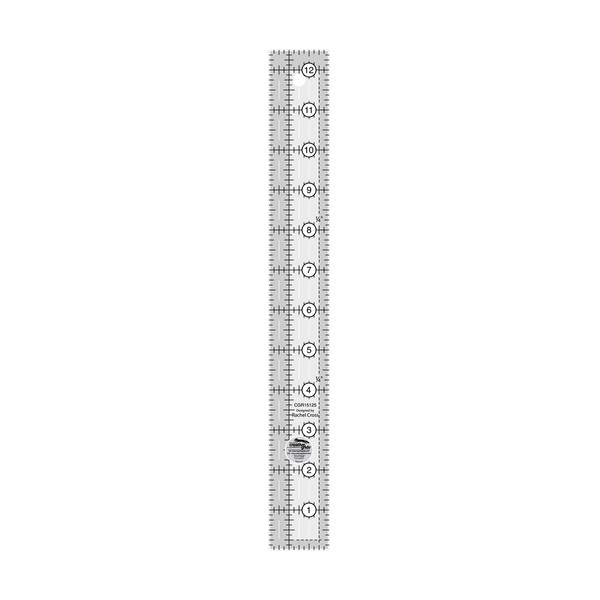 Creative Grids 1.5" x 12.5" Rectangle Quilting Ruler Template CGR15125
