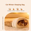 Mtxorvix Cat Sleeping Bag For Indoor Cats, Cat Winter Sleeping