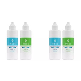 1ness 2pk 1ness Water Treatment Drops - BPA-Free Plastic Bottles - 4oz Kit (HCLKit)