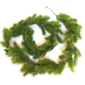 mucplants Artificial Fir Garland 180 cm Artificial Fir Garland for Room, Office, Restaurant or Exhibition Decoration