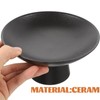 Cabilock Ceramic Fruit Bowl Footed Food Bowl Kitchen Counter Decorative