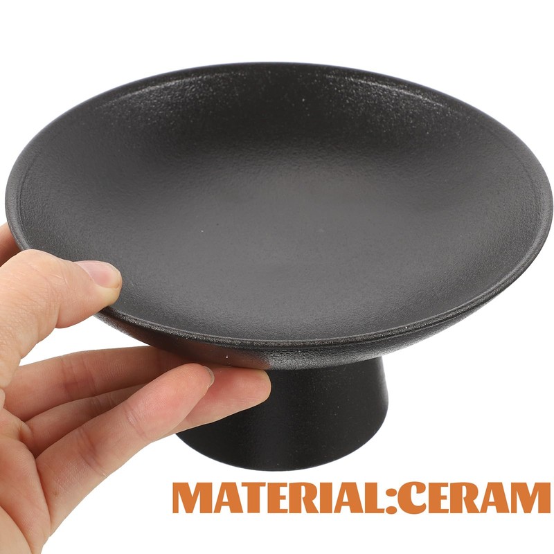 Cabilock Ceramic Fruit Bowl Footed Food Bowl Kitchen Counter Decorative