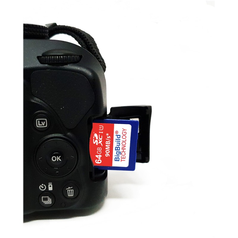 BigBuild Technology 64GB Ultra Fast 90MB/s SD SDHC Memory Card