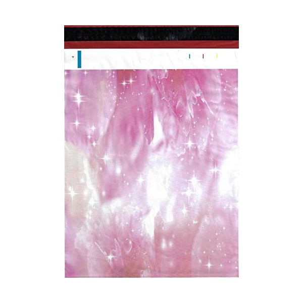 10x13 (100) Pink Peony Designer Poly Mailers Shipping Envelopes Boutique