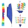 3D Huge Rainbow Sailboat Flying Kite Outdoor Sports Children Kids