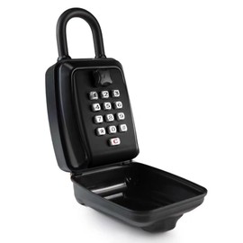 Key Box, Key Sharing Box, Key Storage Box, Small Storage, Button Type, 12-Digit PIN Number, Forged with Reinforced Alloy, Key Storage, Security Function, Key Sharing, Entryway, Warehouse, No