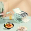 Green Kitchen Manual Pasta Maker Machine With 6 Adjustable Thickness