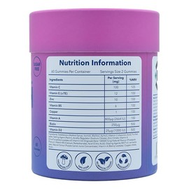 Moosh Moosh Mushroom Gummies 3000mg - 60 Gummies (Reishi, Lions Mane, Chaga, Coryceps) Sugar Free, 100% Vegan (Hair, Skin & Nails)