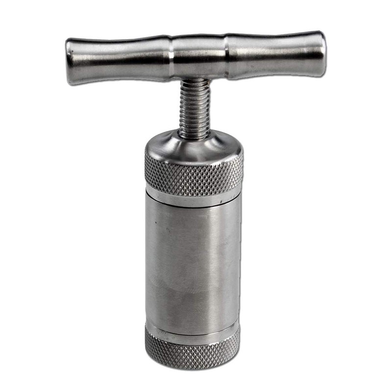 Black Leaf - T-Press - Stainless Steel Pollen Press in