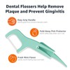 Mint Dental Flossers, 90 Count, 1 Pack (Previously Solimo)